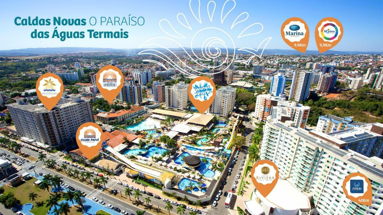Riviera Park Hotel By Wam Experience Caldas Novas Bagian luar foto